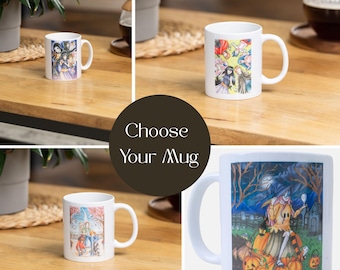 Otaku Gift, Destiny Heart Manga Mug, Anime Coffee Mug