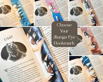 Elige tu propio personaje de anime/manga como marcapáginas (Ediciones de los ojos de los personajes de la serie Destiny Heart)