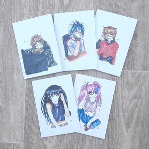Anime Birthday Card Manga-Inspired Design for Girls & Boys Otaku Gift for Fans of Destiny Heart