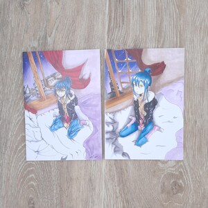 Manga Girl Birthday Card Cute Anime Girl in Bedroom Design Unique Birthday Greetings for Anime Lovers Gift for Manga Fans for all occasions