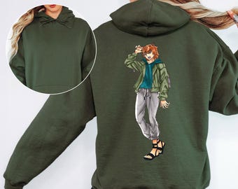 Anime Boy Hoodie: Destiny Heart Manga Character Echo Print, Unisex Pullover