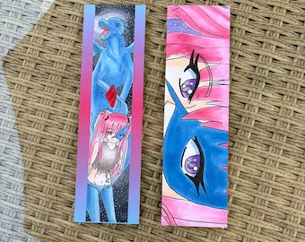 Manga Character Storm Bookmarks: Destiny Heart Original Artwork, Laminated Cardstock Reader Gift
