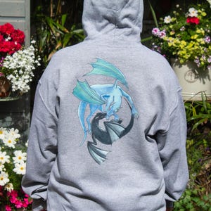 Manga Dragon, Dragon Hoodie, Dragon Sweatshirt, Manga Hoodie, Dragon Lover Gift, Fantasy Hoodie, Dragon Sweater, Anime Hoodie, Manga Gift