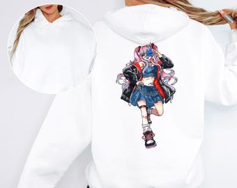 Anime Manga Hoodie: Destiny Heart Storm Character Pullover Sweatshirt