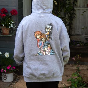 Chibi Hoodie, Anime Sweatshirt, Cute Manga Pullover for Chibi & Anime Lovers, Unisex Kawaii Sweater Gift, Manga Fantasy Character Design