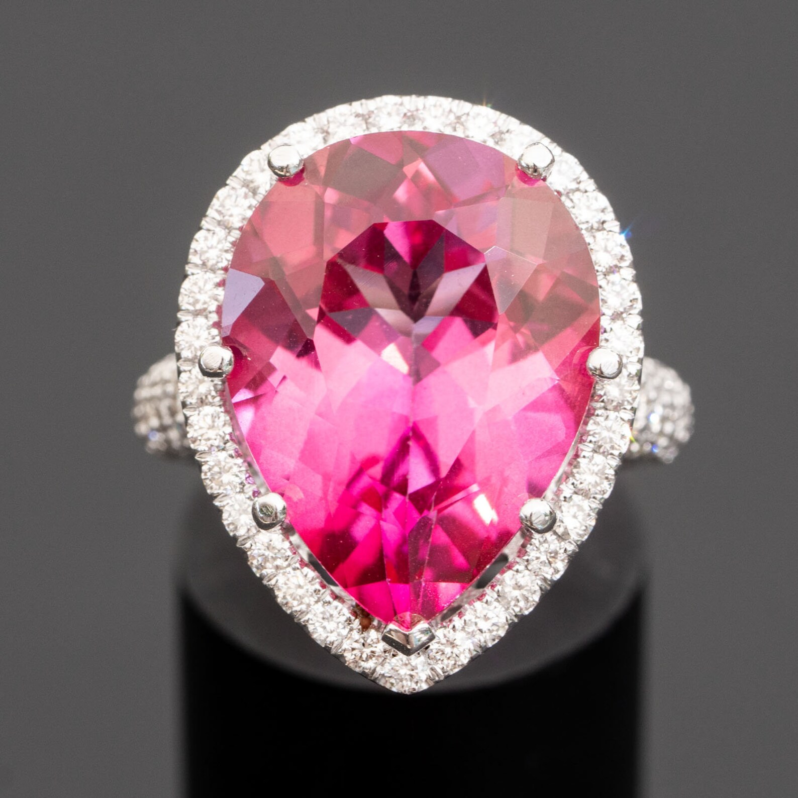 Vintage Pink Topaz Ring for Women Statement Ring Gift for - Etsy Australia