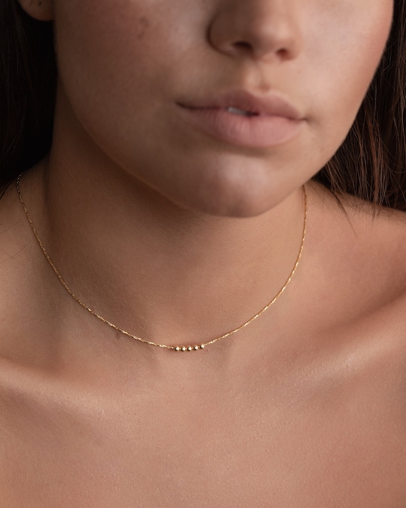 Minimalist Necklace Dainty Necklace Gold Necklace Gold Filled