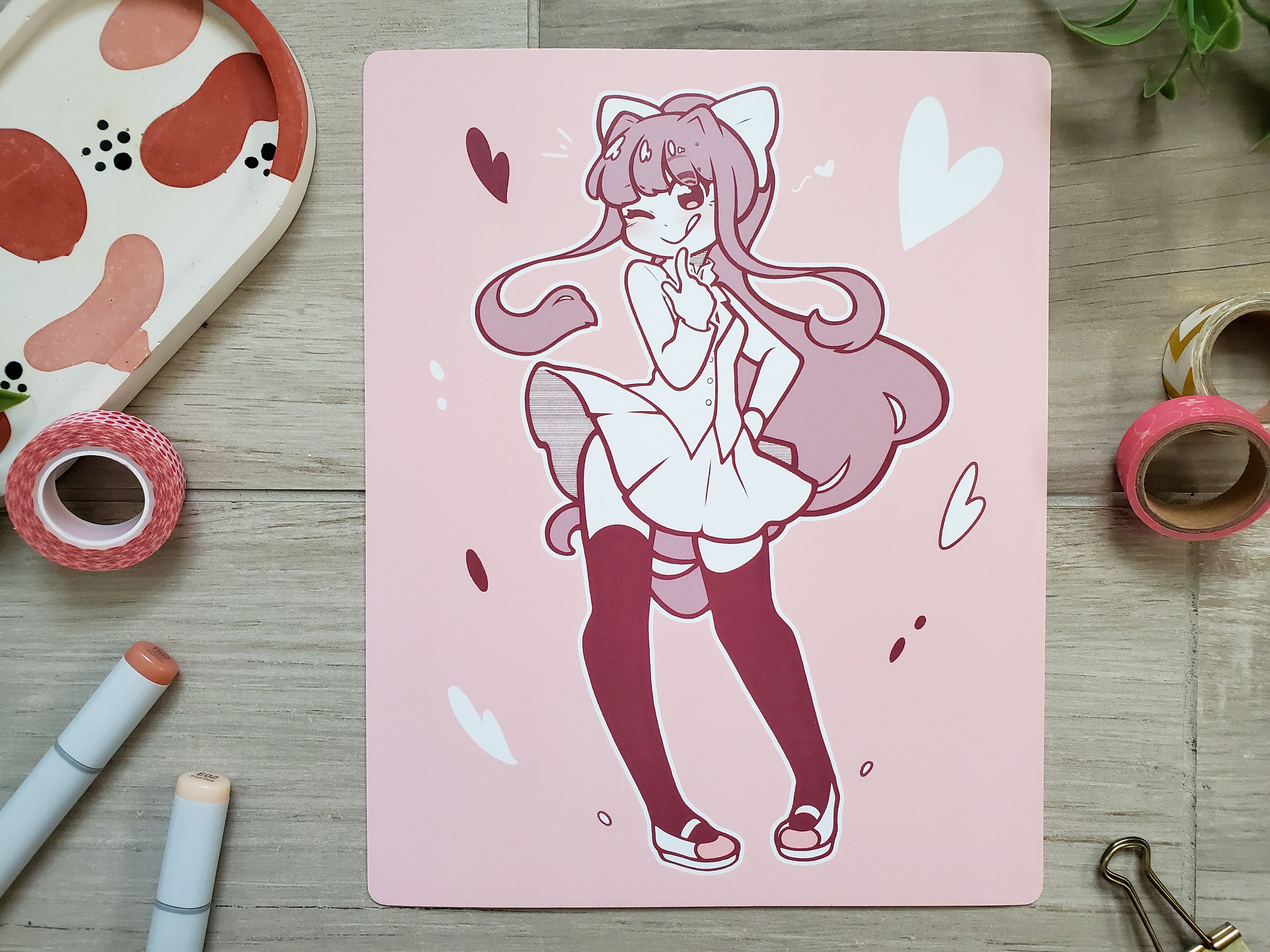 Doki doki literature club poster - Etsy 日本