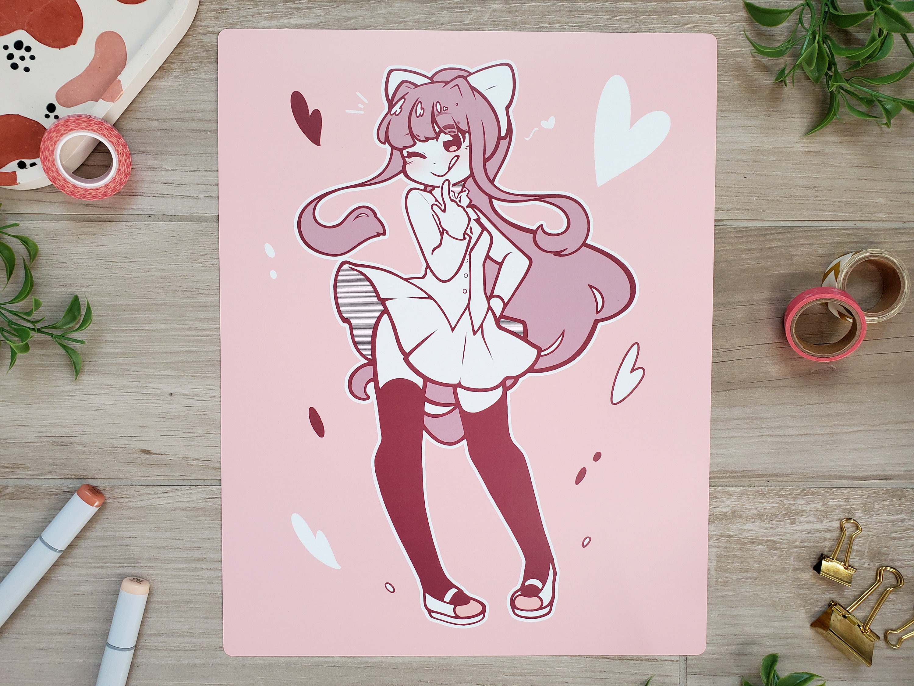 Ddlc monika poster - Etsy 日本