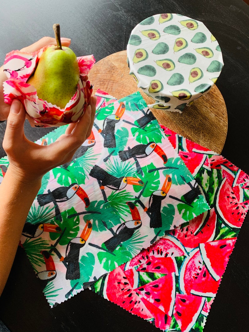 Beeswax Wraps 4 Pack Etsy Australia
