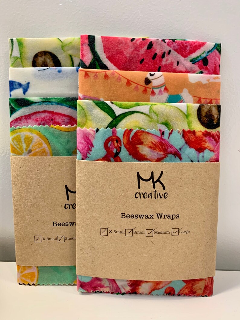 Beeswax Wraps 4 pack Etsy