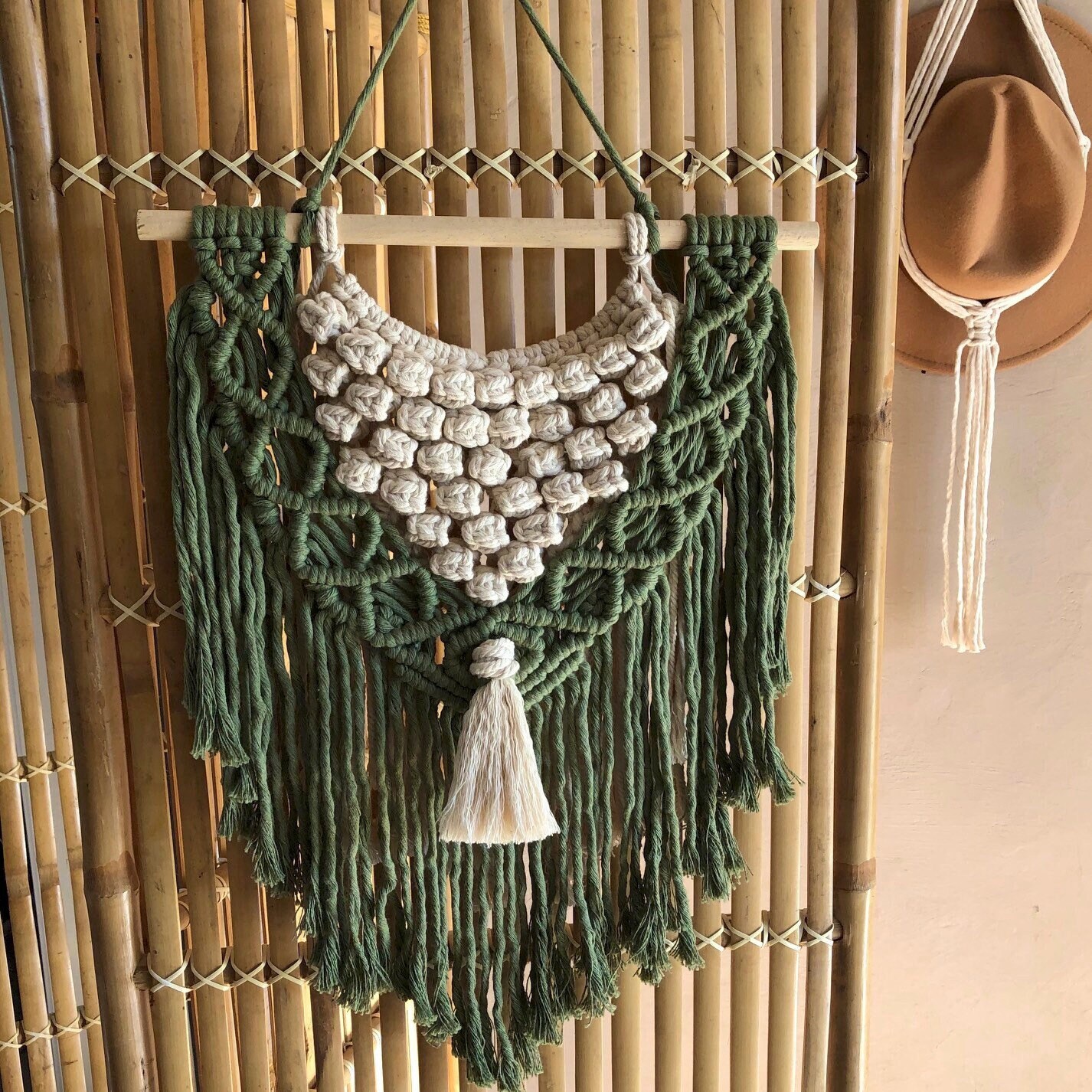 Tenture Macramé - Retro Décoration Mural Macramé