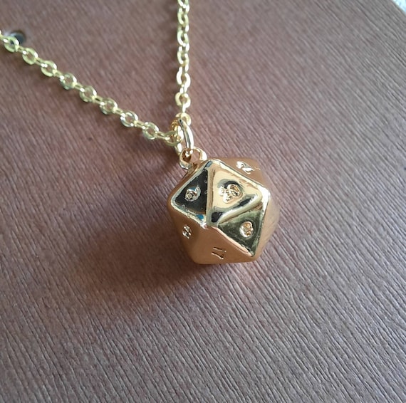 Removable D20 Dice Cage Necklace With Vegan Leather 