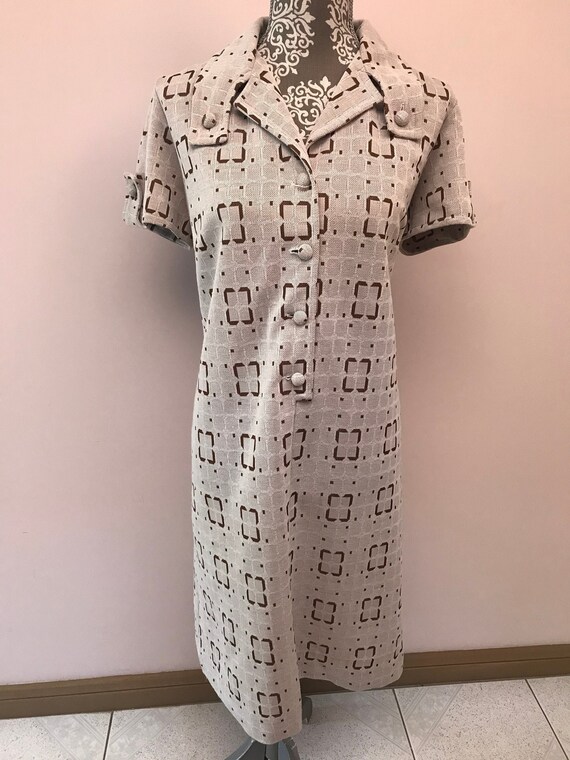 60s 70s “Saville Fashion Garments” Shift Dress