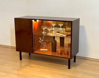 60er*Barschrank*Barschrank mit Licht*VEB*Bar*Vitrine*Sideboard*DDR*Mid Century*Vintage