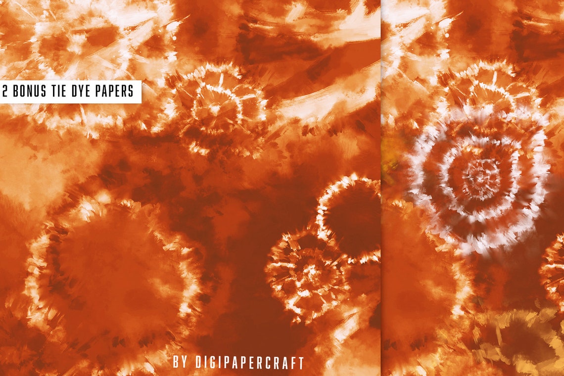 18 Tie Dye Brushes Tie Dye Stamps Digital Brushes Etsy Canada