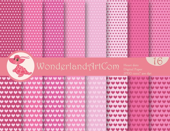 Baby Girl Digital Paper Commercial Use Scrapbook Papers Etsy