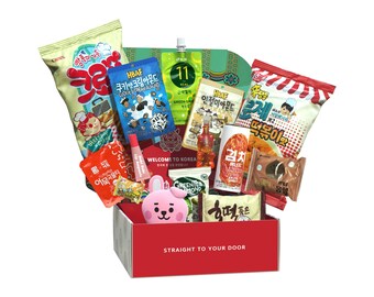 Seoulbox Signature | Authentische koreanische Snacks und epische Kpop Merch Geschenkbox