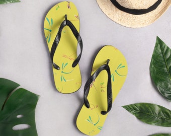 dragonfly flip flops
