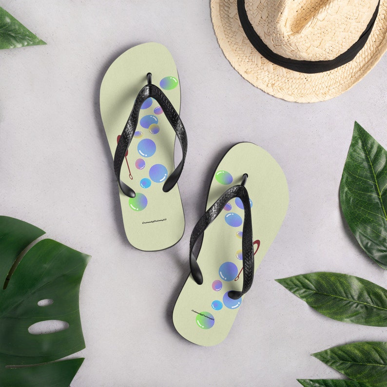 Blowing Bubbles Flip-Flops