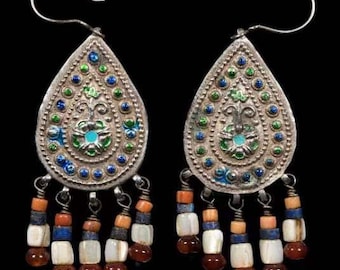 Multani silver earring