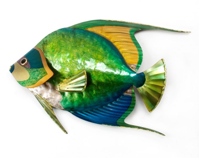 TROPICAL FISH Wall Art, Metal Wall Hanging, Island Decor, Lionfish