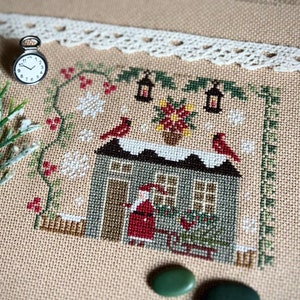 Mini Christmas Sampler Cross Stitch Pattern, X Stitch Chart, Xmas Cross Stitch Embroidery, Instant Download PDF