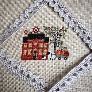 Micro Cross Stitch Pattern, Easy Counted Cross Stitch Chart, Harwest X Stitch, Mini Sampler Cross Stitch Embroidery, Instant Download PDF