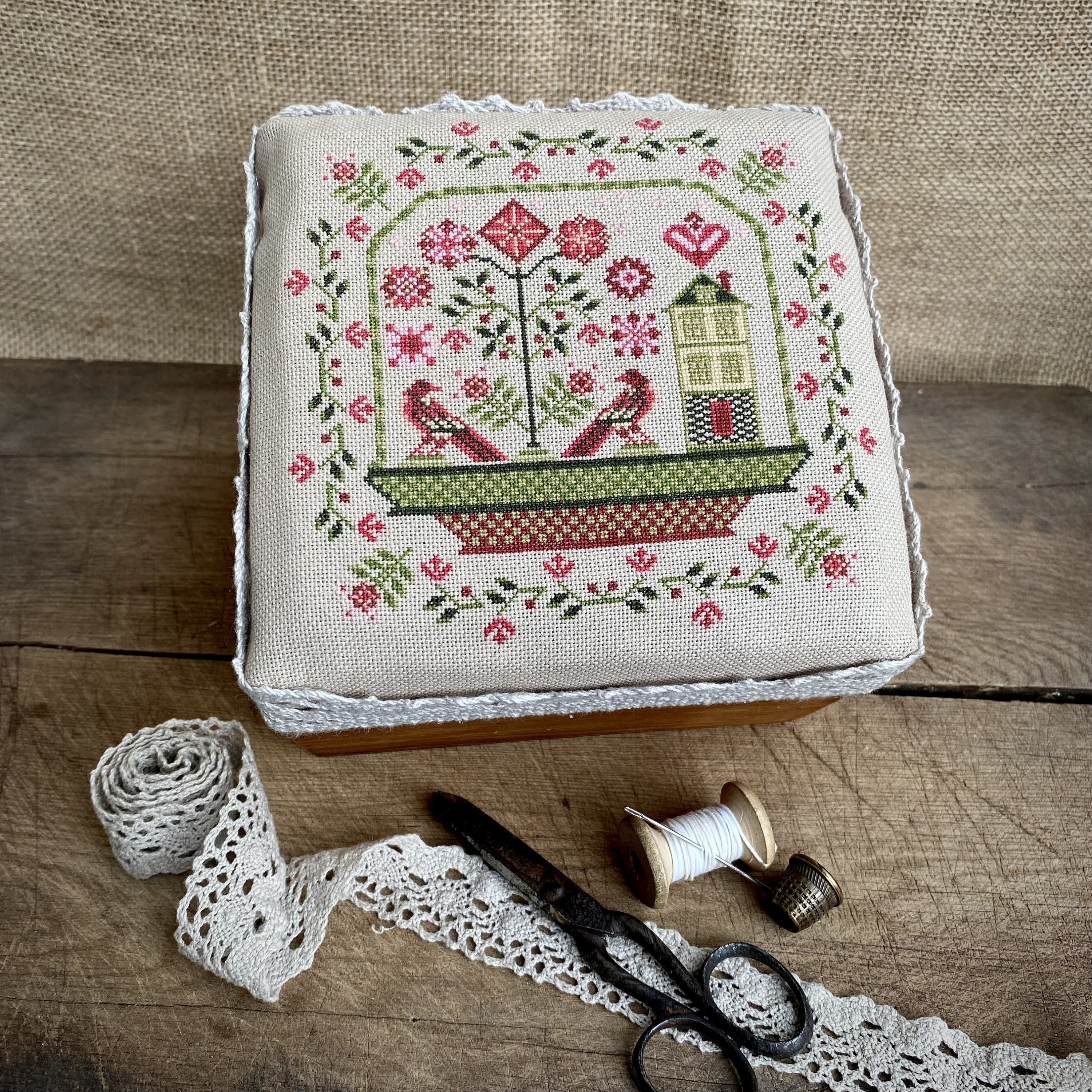 手刺しゅう 免状箱 木製 【公式通販】