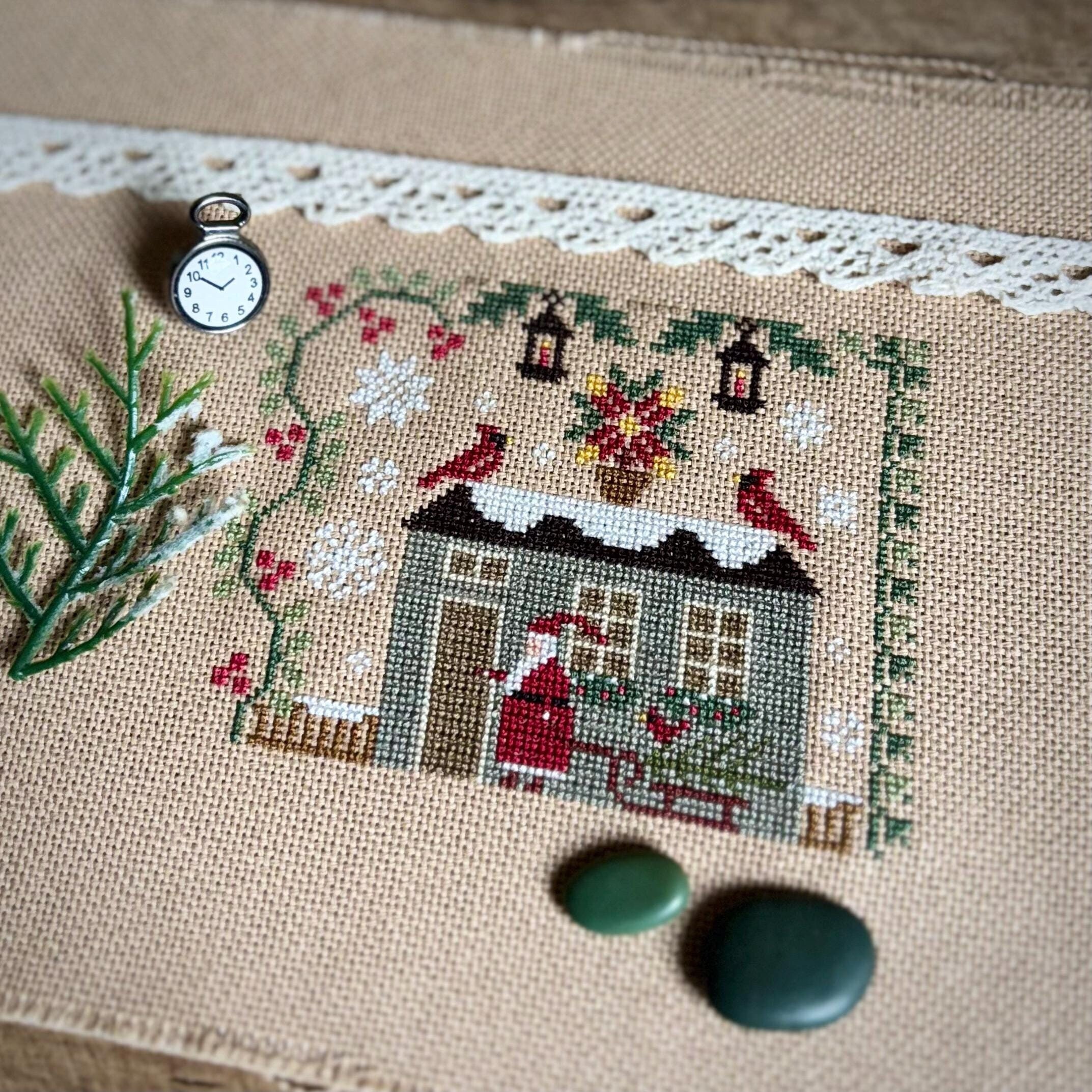 Mini Christmas Sampler Cross Stitch Pattern, X Stitch Chart, Xmas Cross Stitch Embroidery, Instant Download PDF