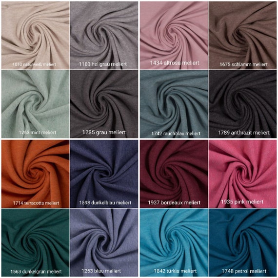 Melange Double-sided Terry - European Import - Petrol Melange Double-sided Terry - European Import - Petrol