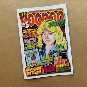 VOODOO BABY ISSUE #5 The fanzine for B-Movies and Horror film fun! Lots of retro babes, cartoons, film reviews, and stuff that&#39;s bad for you