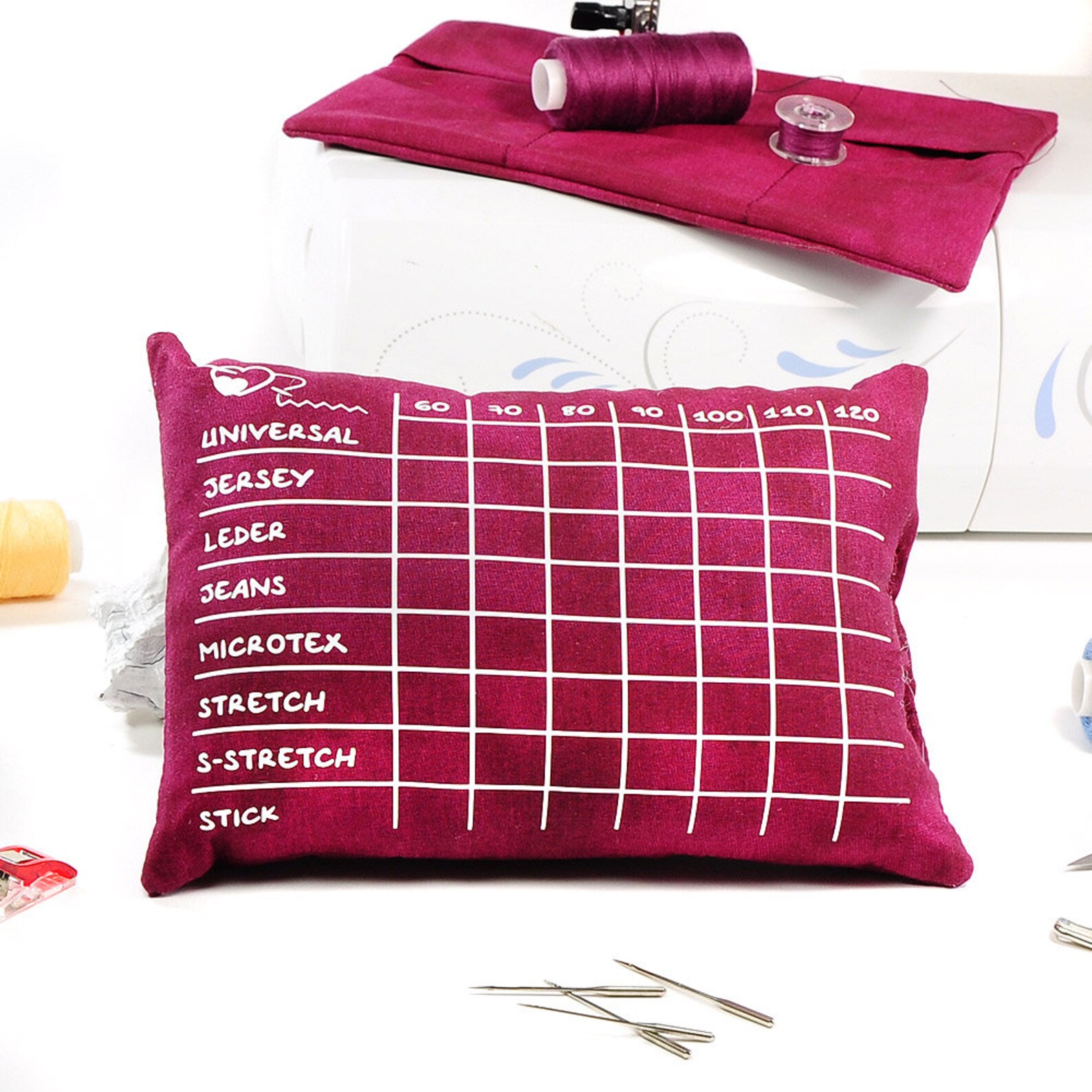 Needle cushion for sewing machine needles Etsy