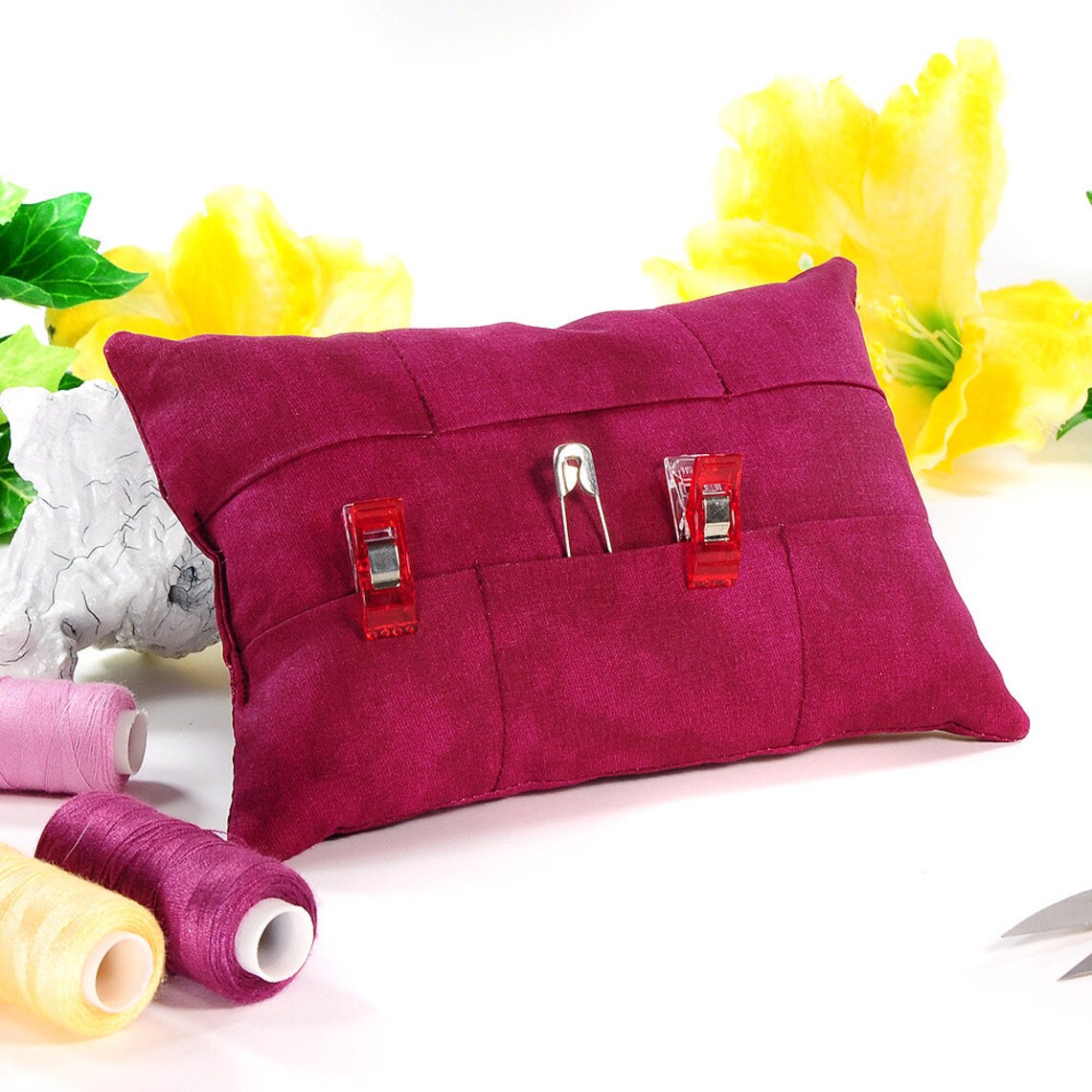 Needle cushion for sewing machine needles Etsy