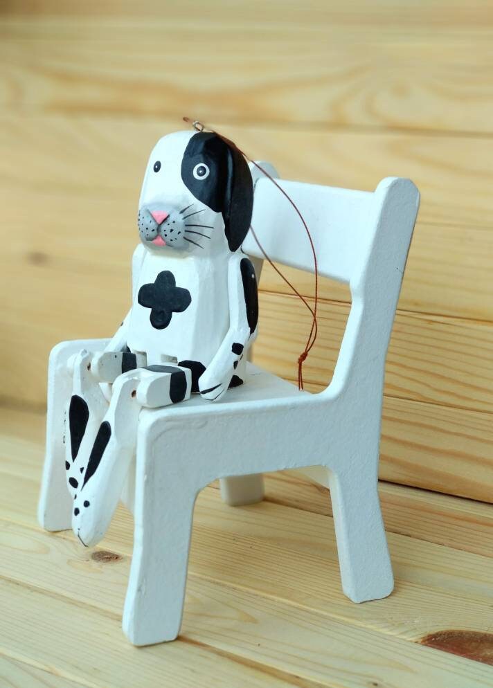 Toys for kids wooden toy dog toy wooden dog toy wooden Etsy