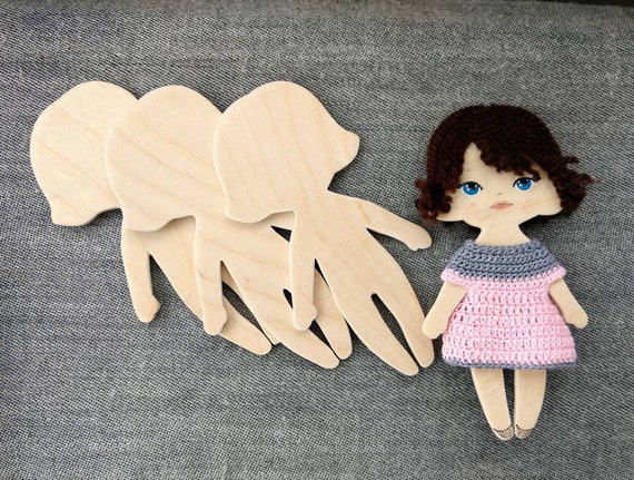 wooden paper dolls