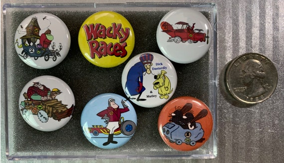Mr Eight Magoo/'s Christmas Carol Set B 8 Xmas Christmas 1 inch Round Magnets