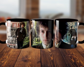 Mug Céramique Tasse Bob Dylan Chanteur Vieille Musique Original 6 Mug Céramique Tasse Bob Dylan Chanteur Vieille Musique Original 6