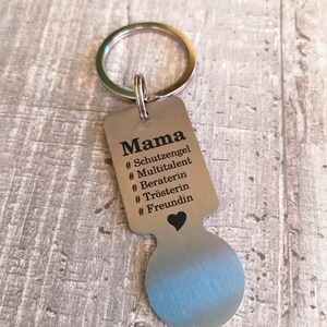 Schlüsselanhänger mit Einkaufswagenchip / Geschenkanhänger / Glücksbringer /Valentinstagsgeschenk / personalisiert
