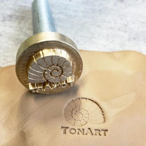 Personalised clay stamp / embossing stamp / soap stamp made of brass