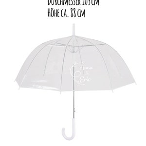 Umbrella with lettering / for wedding or bachelorette party image 3