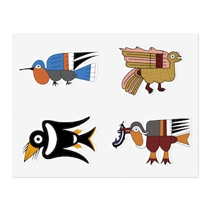 Nazca Peruvian Sticker Sheets Variety Pack Peru Ancient Design Stickers