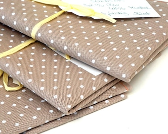 Evenweave Fabric with Dots &quot;Murano&quot; by Zweigart, fabric cut for embroidery, fabric cross stitch, Evenweave Fabric  , Murano Lugana