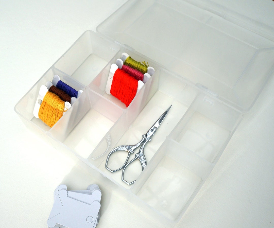 Medium Embroidery Thread Sorting Box, Thread Storage Box, Embroidery ...