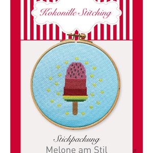 Embroidery Kit Melone am Stil DIY Kit, cross stitch kit for Summer image 5