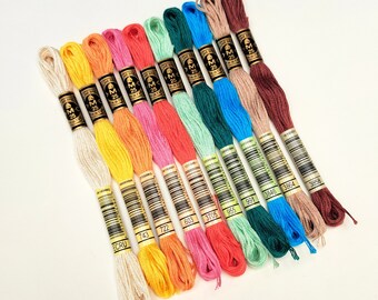 Great embroidery thread set from DMC, 10x 8 m embroidery thread, DIY