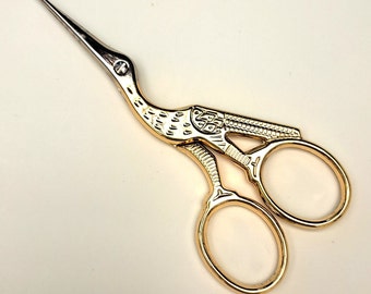 Stork - embroidery scissors from DMC, small needlework scissors, embroidery accessories, scissors 9 cm,