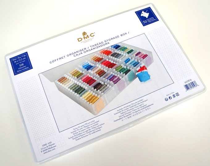 DMC Embroidery Thread Sorting Box, Thread Storage Box, Embroidery ...