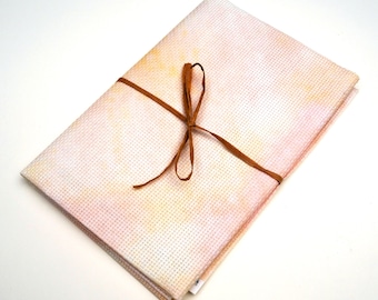 Printed Aida by DMC, fabric cut to embroider with cross stitch