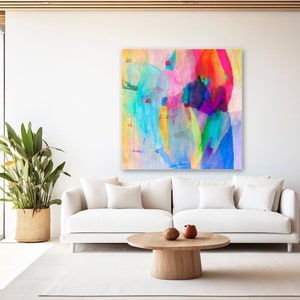 Colorful Abstract Art Print: Modern Wall Decor (Digital Download)